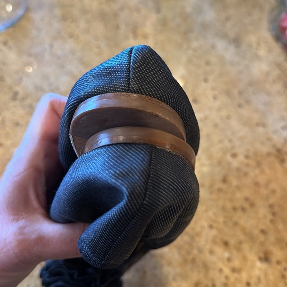 Valentino denim flower ballet flats size 40 - Picture 3 of 8